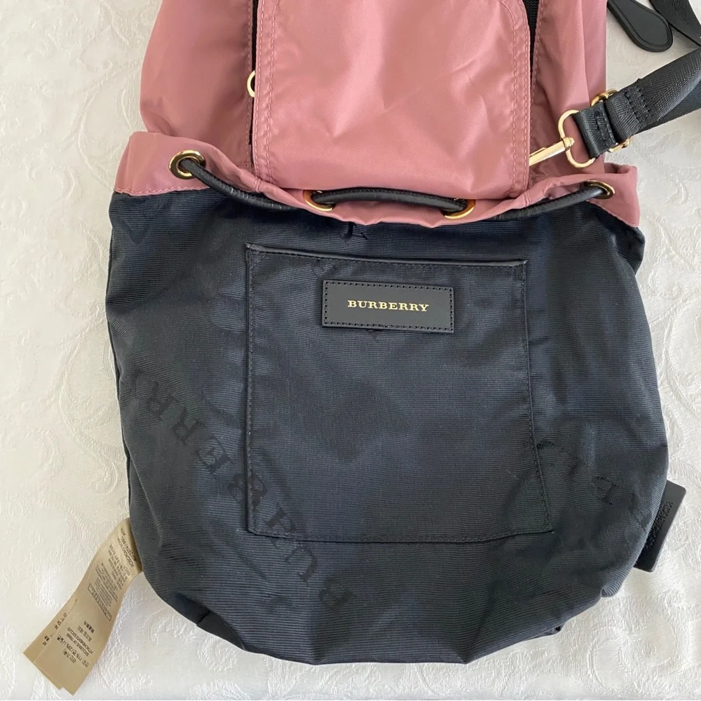 Burberry small Pink nylon Backpack